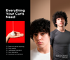 CurlyToss Curly Hair Shampoo & Conditioner Duo 2-Step System