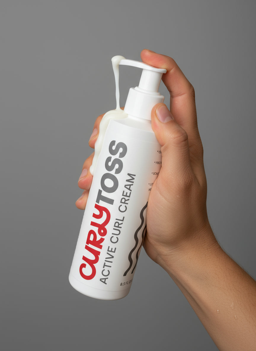 CurlyToss Active Curl Cream – Define Your Active Curls